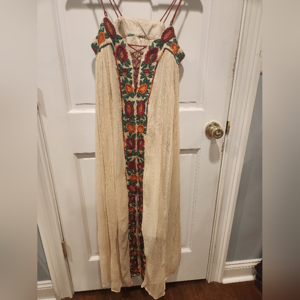 ISO PLEASE HELP! Free People Nikita maxi dress xs - Picture 10 of 13